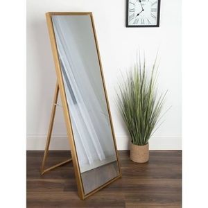 Evans Leaner Gold Decorative Wall Mirror - 18 x 58